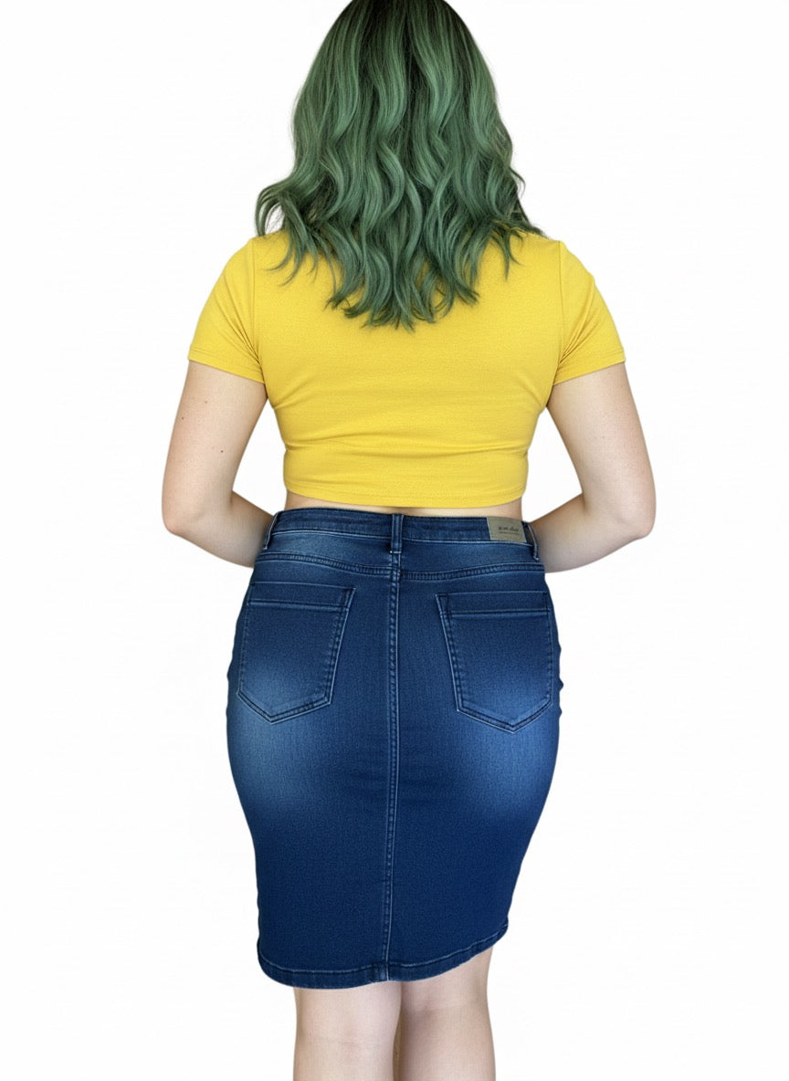 Denim skirts