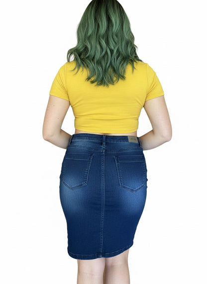 Denim skirts