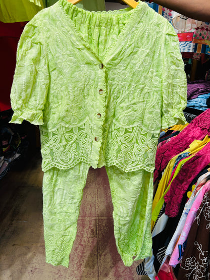 COTTON CHICKEN CORDSET