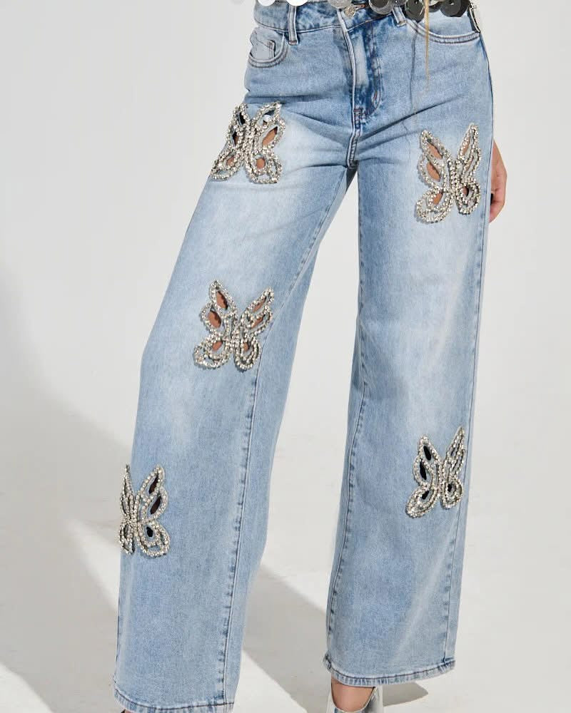 Butter fly jeans