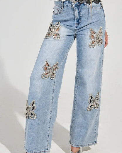 Butter fly jeans