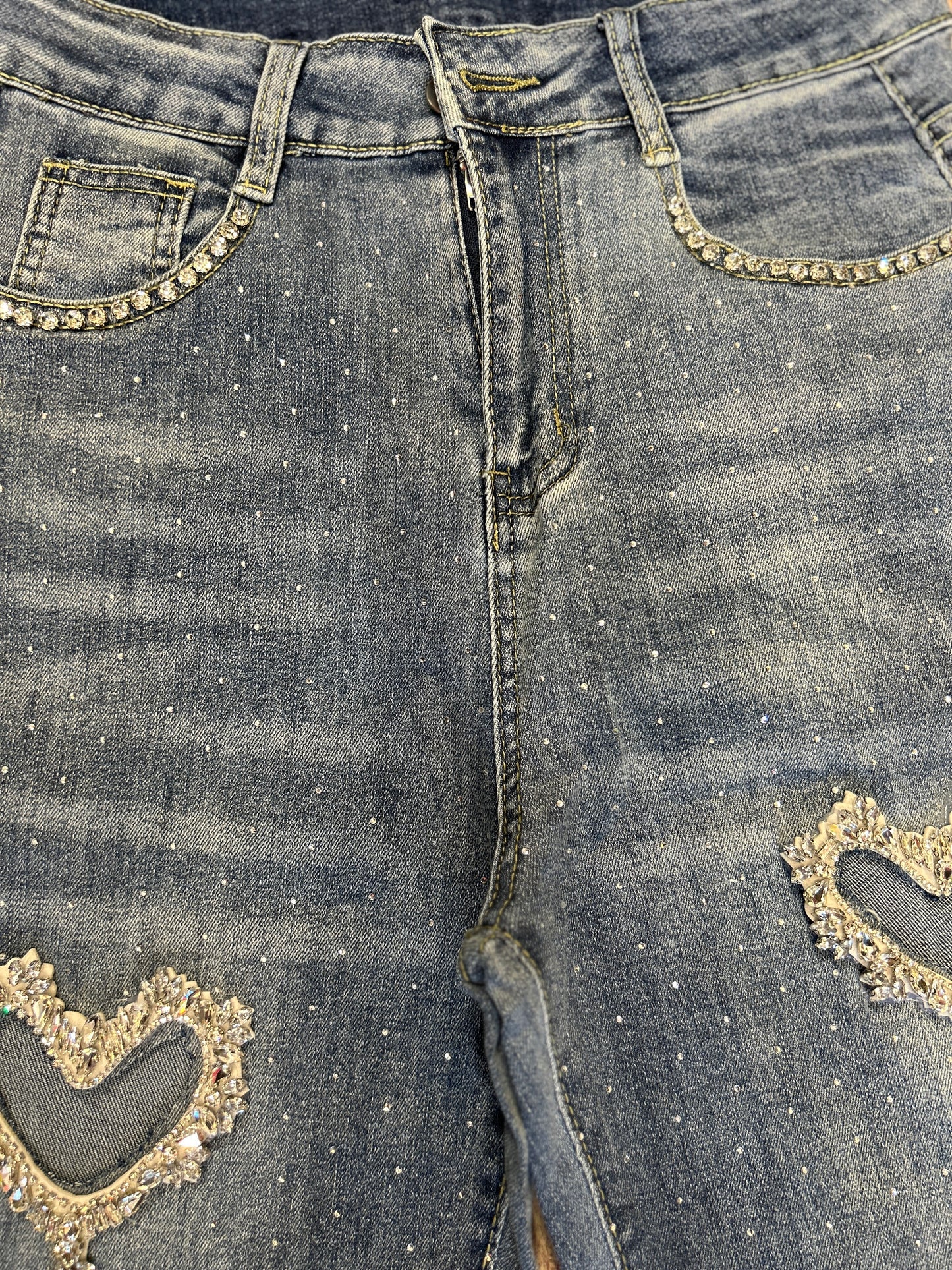 Heart jeans