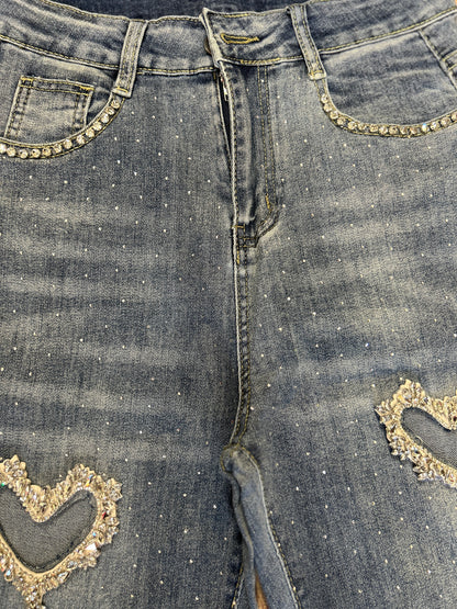 Heart jeans