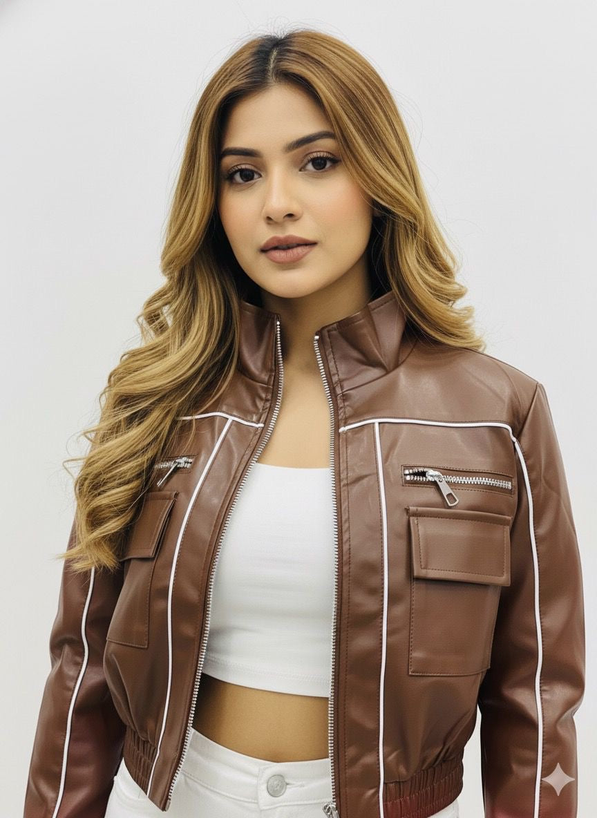 Leather jacket
