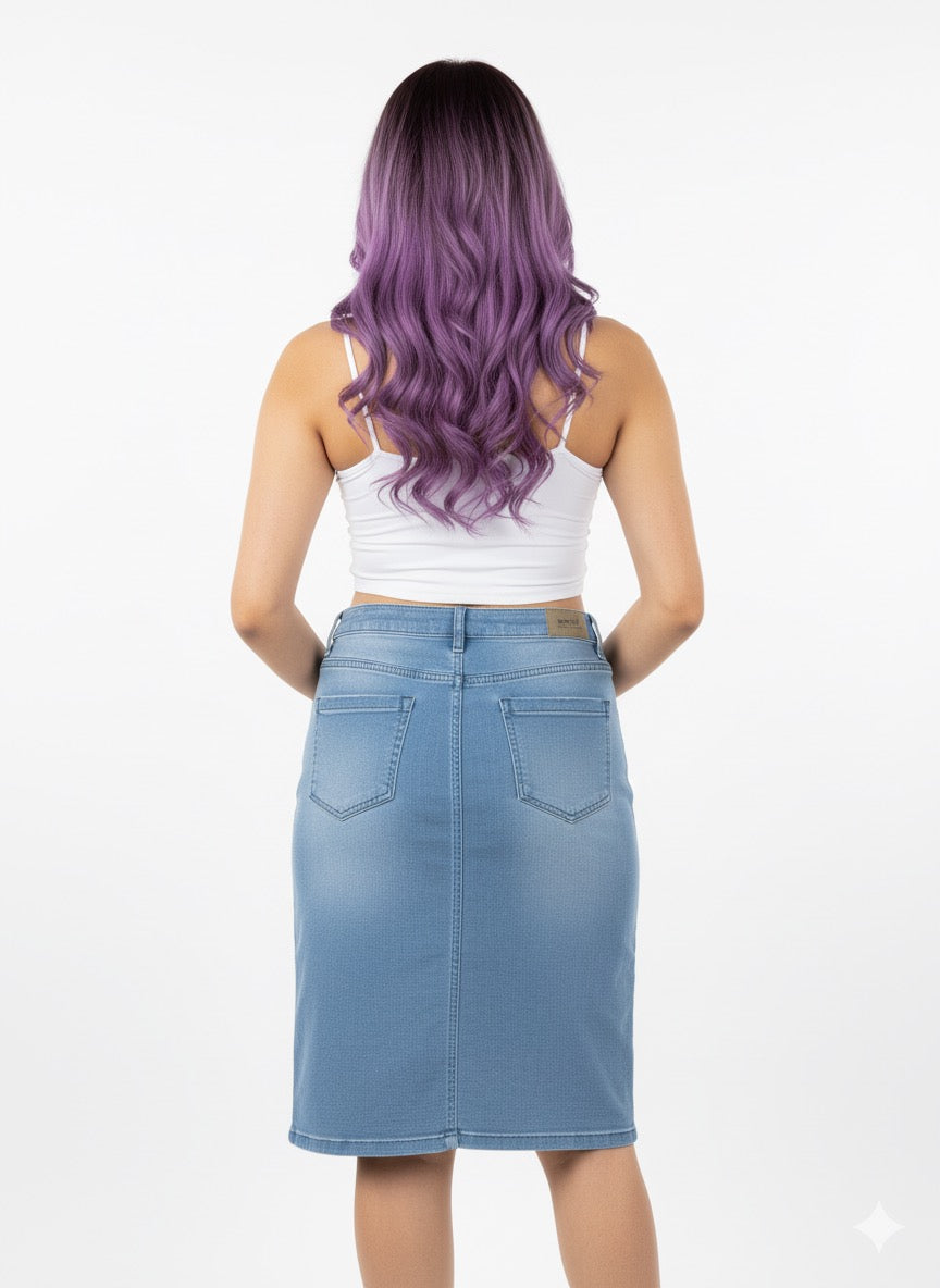 Denim skirts