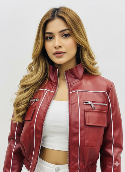 Leather jacket