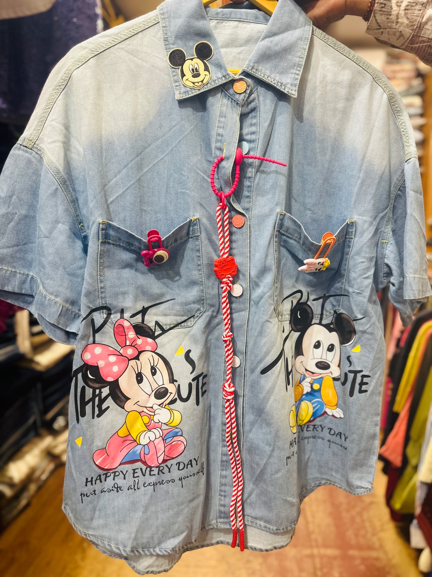 Denim shirts