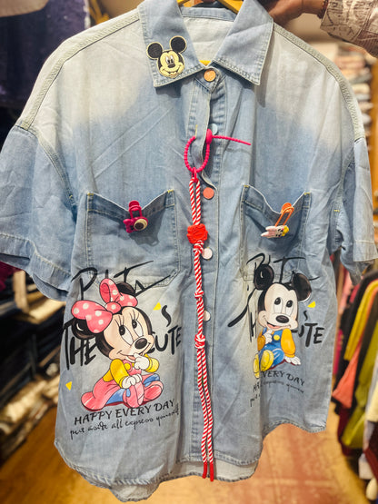 Denim shirts