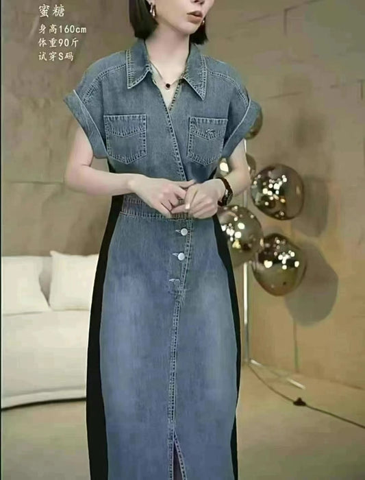 Denim dress