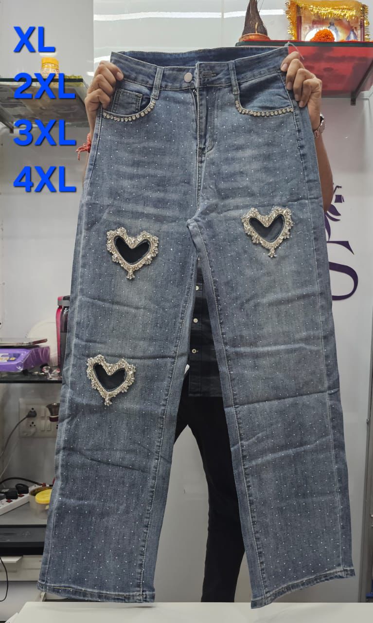 Heart jeans