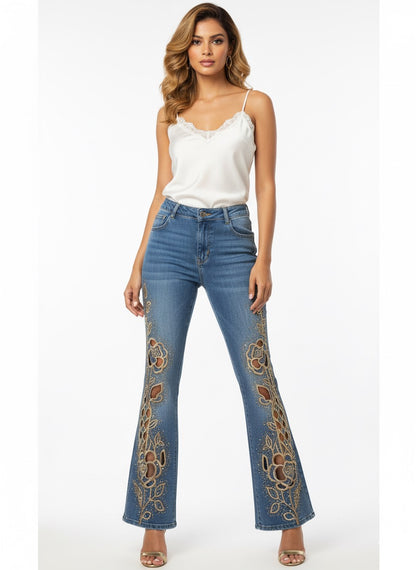 Rose party jeans