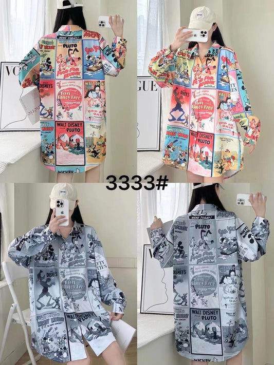 Cartoon oversize shirt