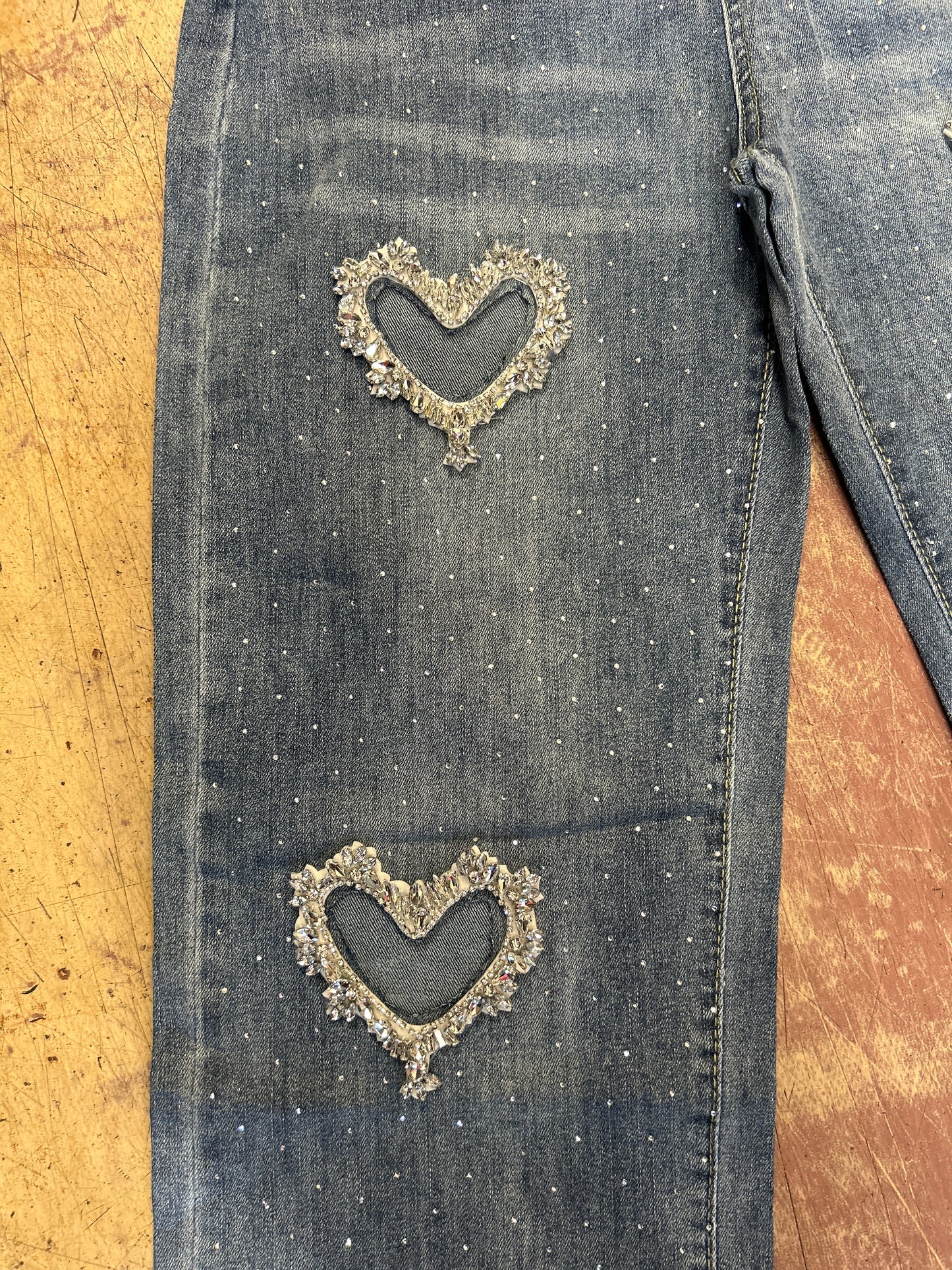 Heart jeans