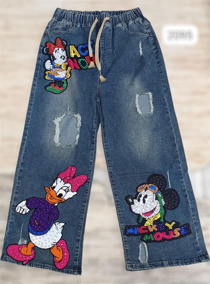 Cartoon fancy joggers