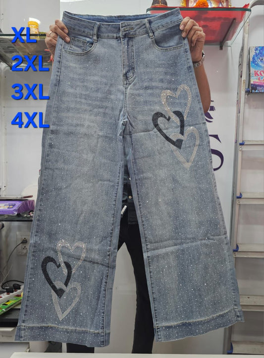 Heart jeans