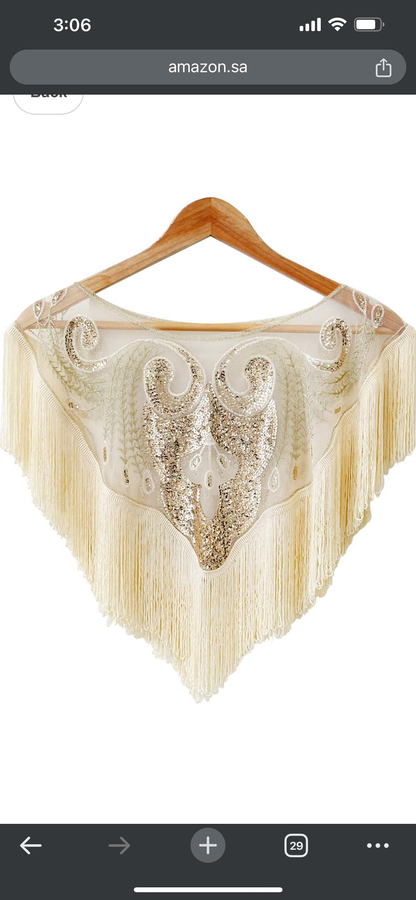 Vintage 1920s Flapper Shawl