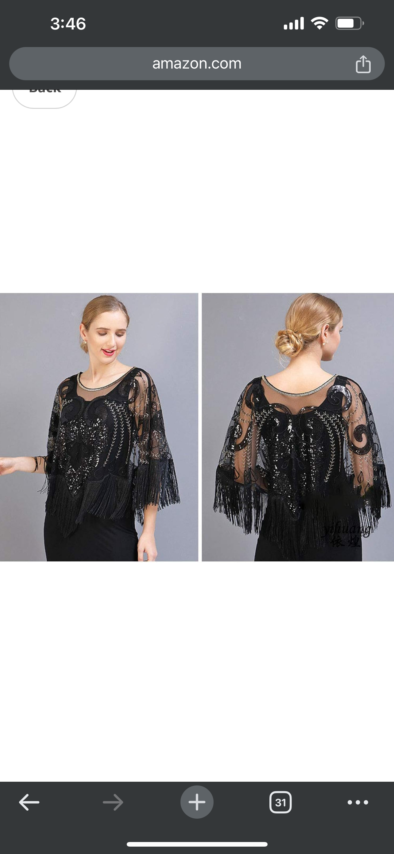 Vintage 1920s Flapper Shawl