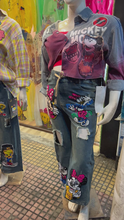 Cartoon fancy joggers